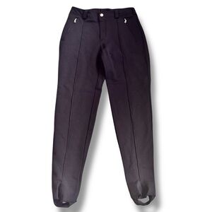 Bogner Women’s Ski Snow Pants black stirrup leggings EUC stretch pant outdoor